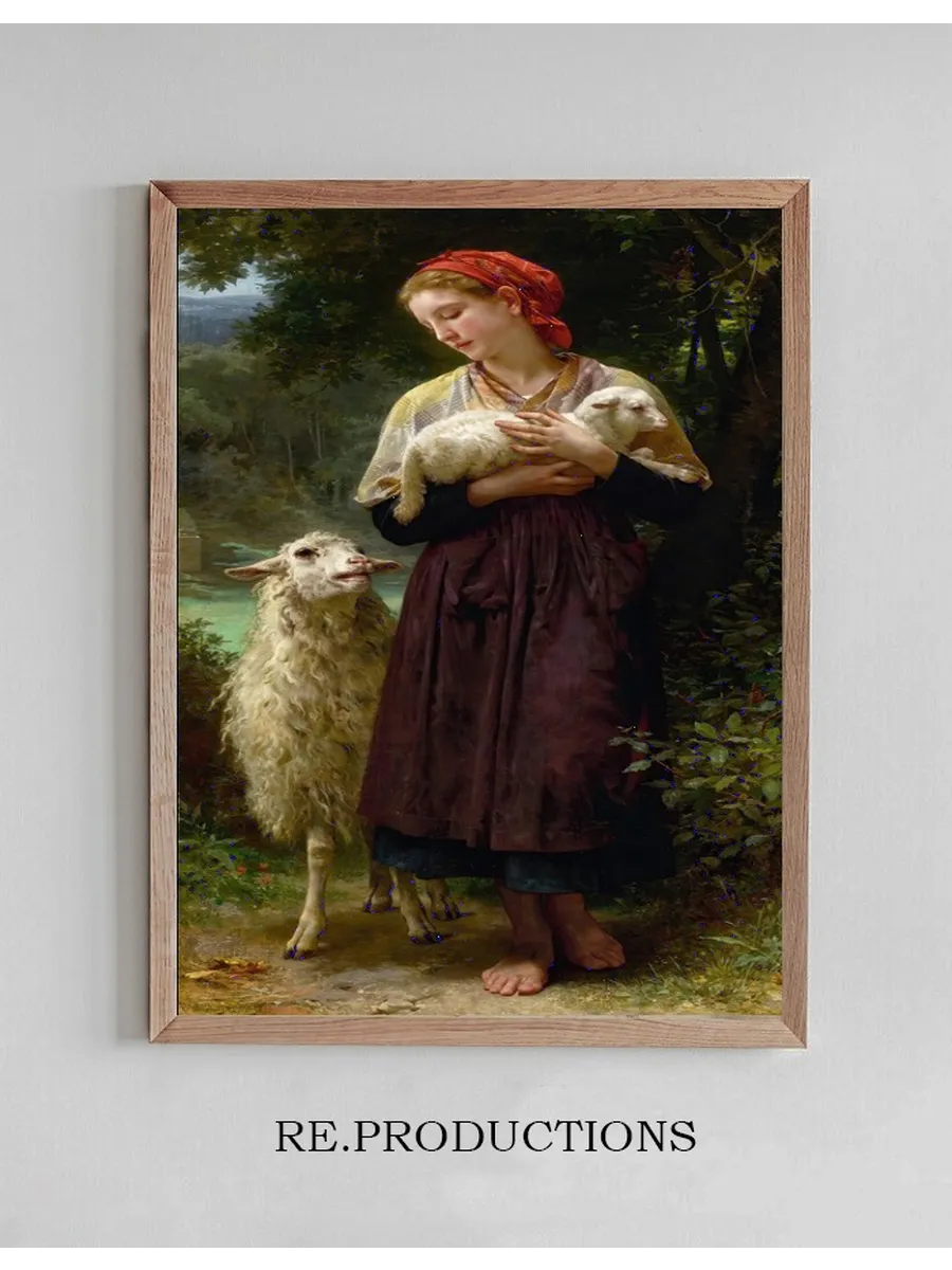 L agneau Nouveau - N (The Newborn Lamb)