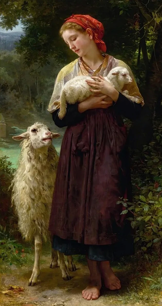 L agneau Nouveau - N (The Newborn Lamb)