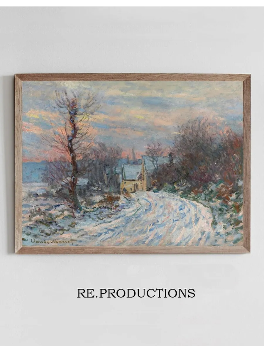 L entr e De Giverny En Hiver