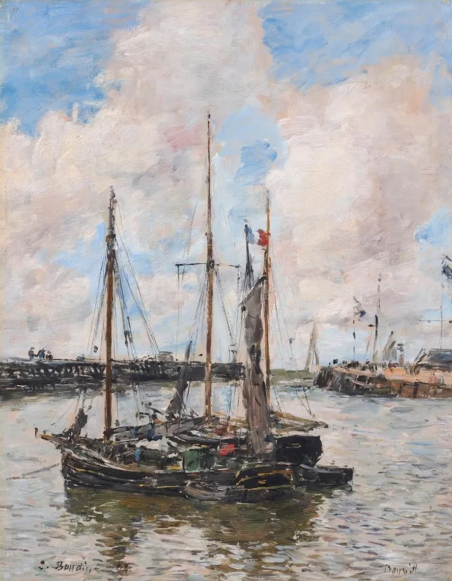 L Entr E du Port de Trouville