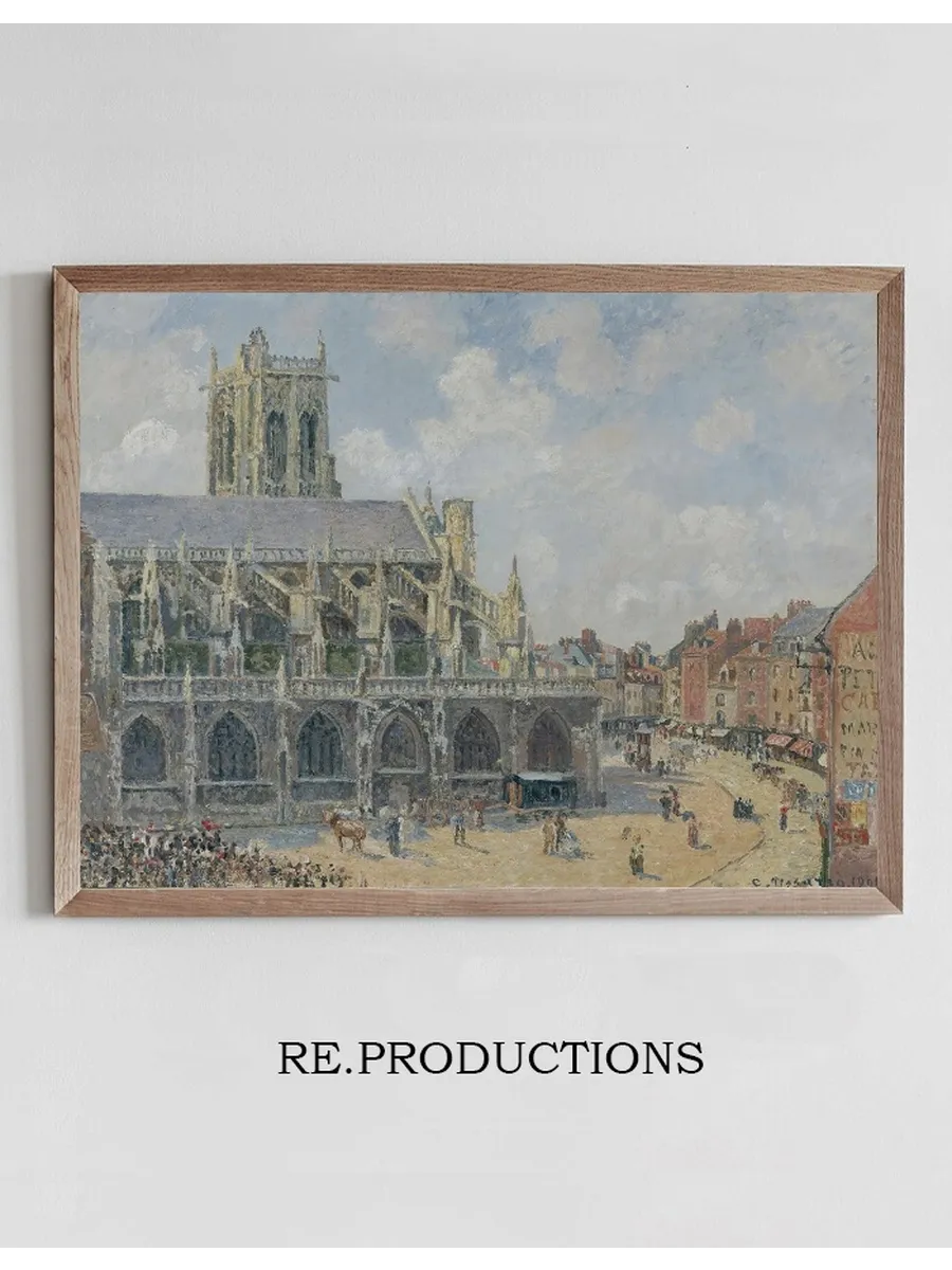 L glise Saint - Jacques Dieppe, Matin, Soleil