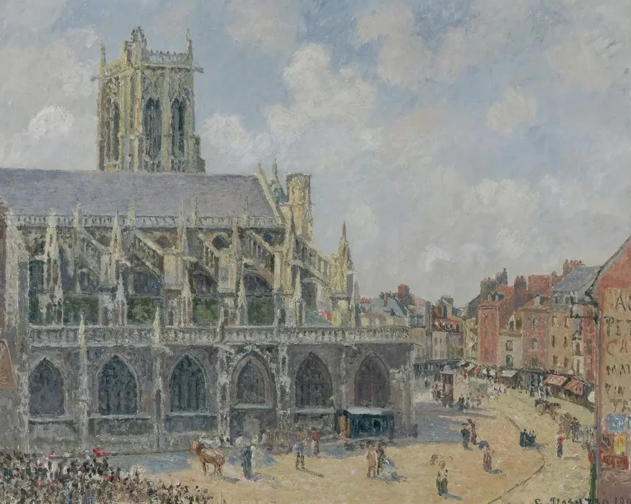 L glise Saint - Jacques Dieppe, Matin, Soleil