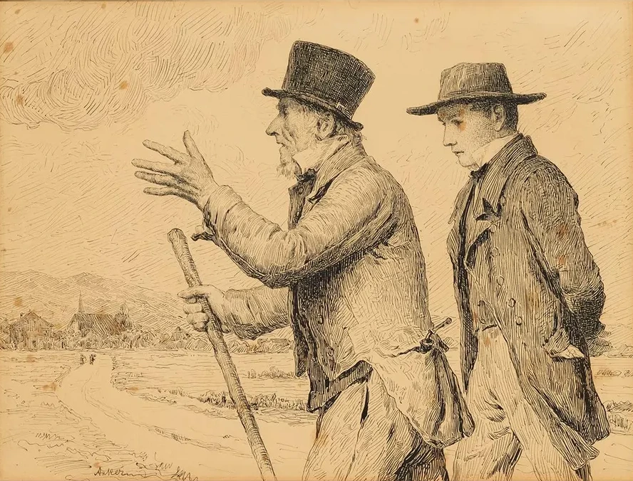 L Instituteur et le Pasteur