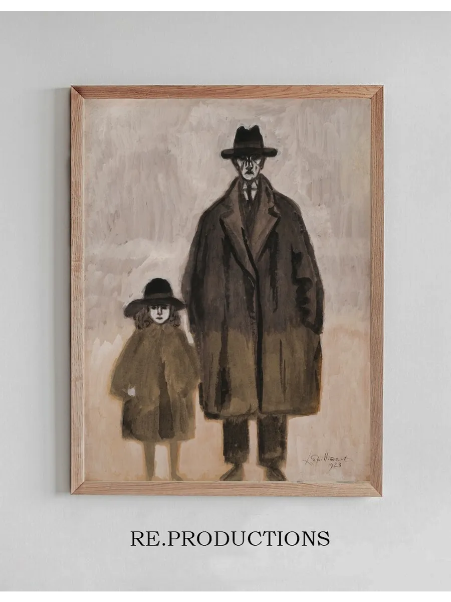 L on Spilliaert et Madeleine En Promenade Ostende