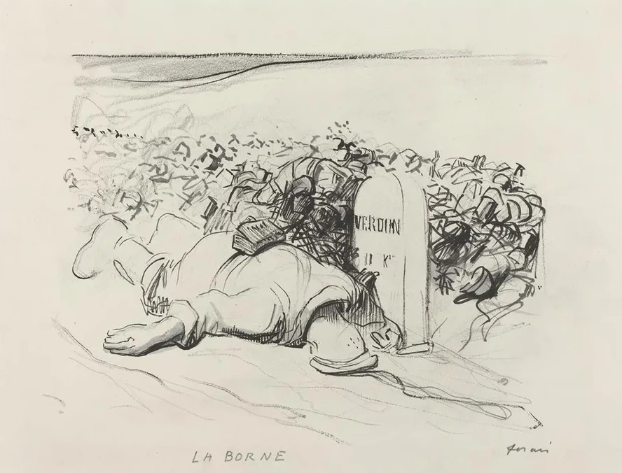 La Borne, Verdun