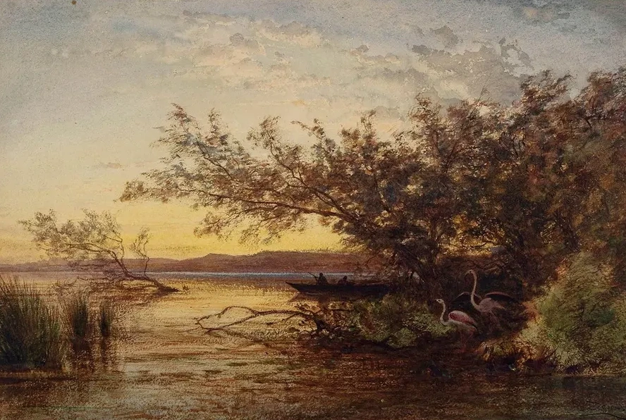 La Camargue, Coucher De Soleil