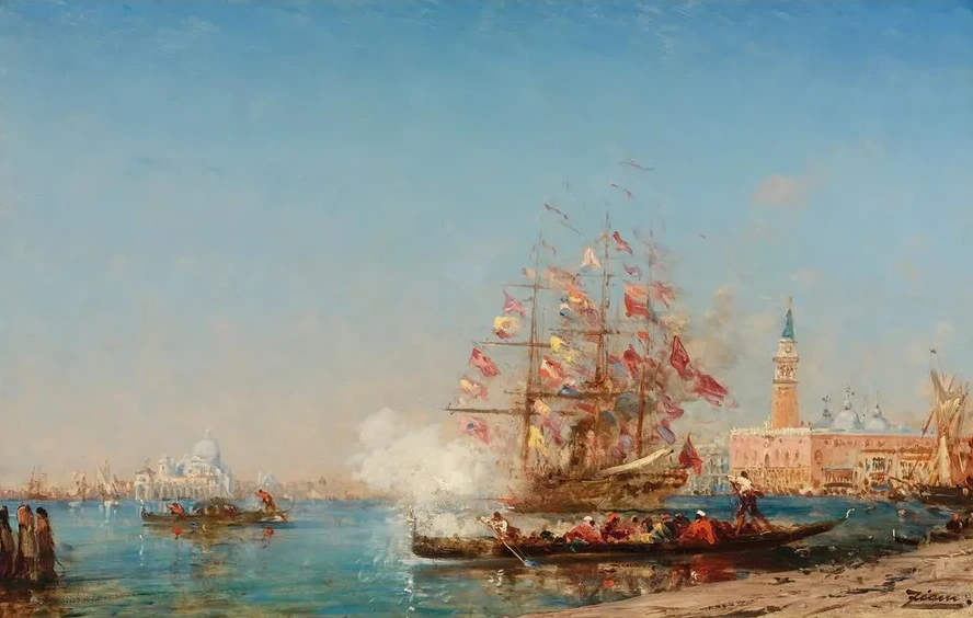 La F te De L assomption Venise, Le Coup De Canon