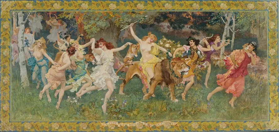 La F te Des Bois, Les Bacchantes