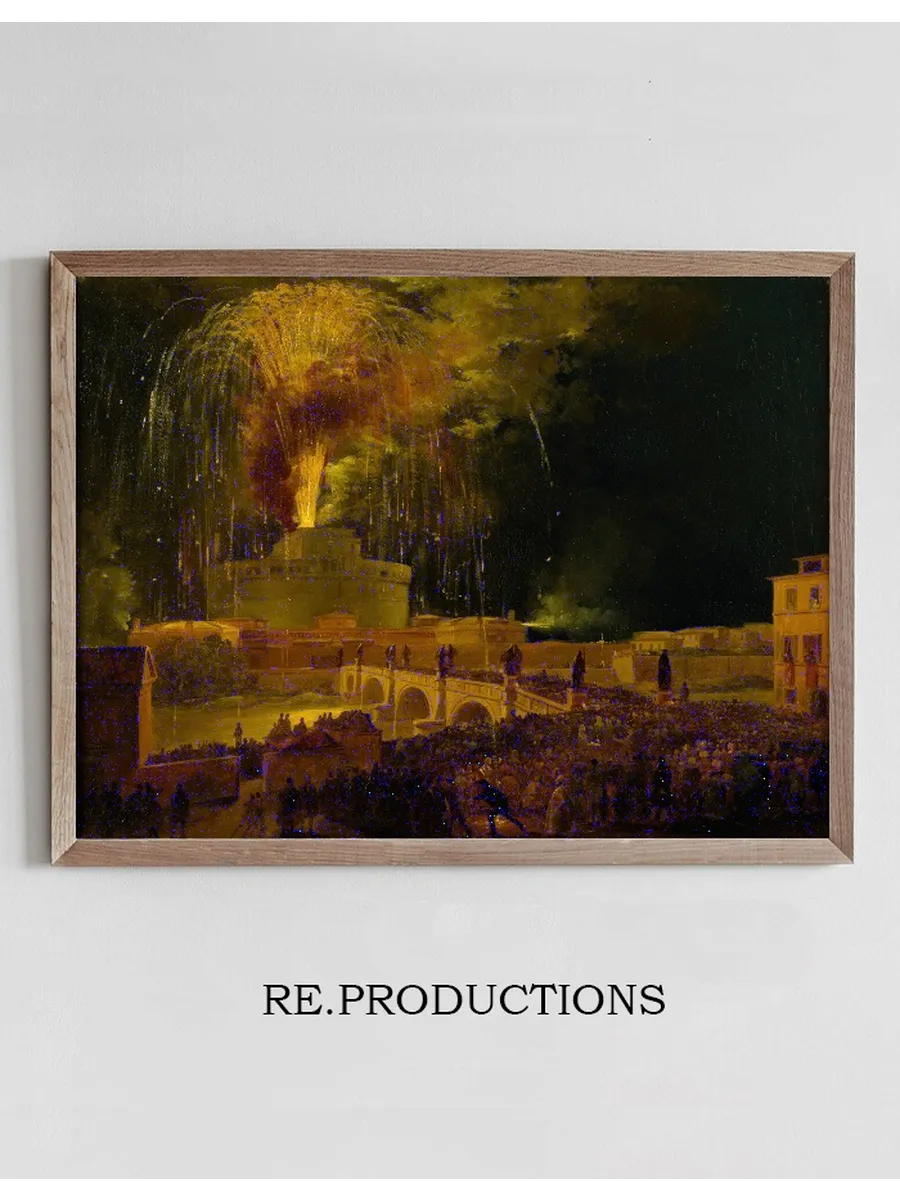 La Girandola Fireworks From Castel Sant angelo In Rome