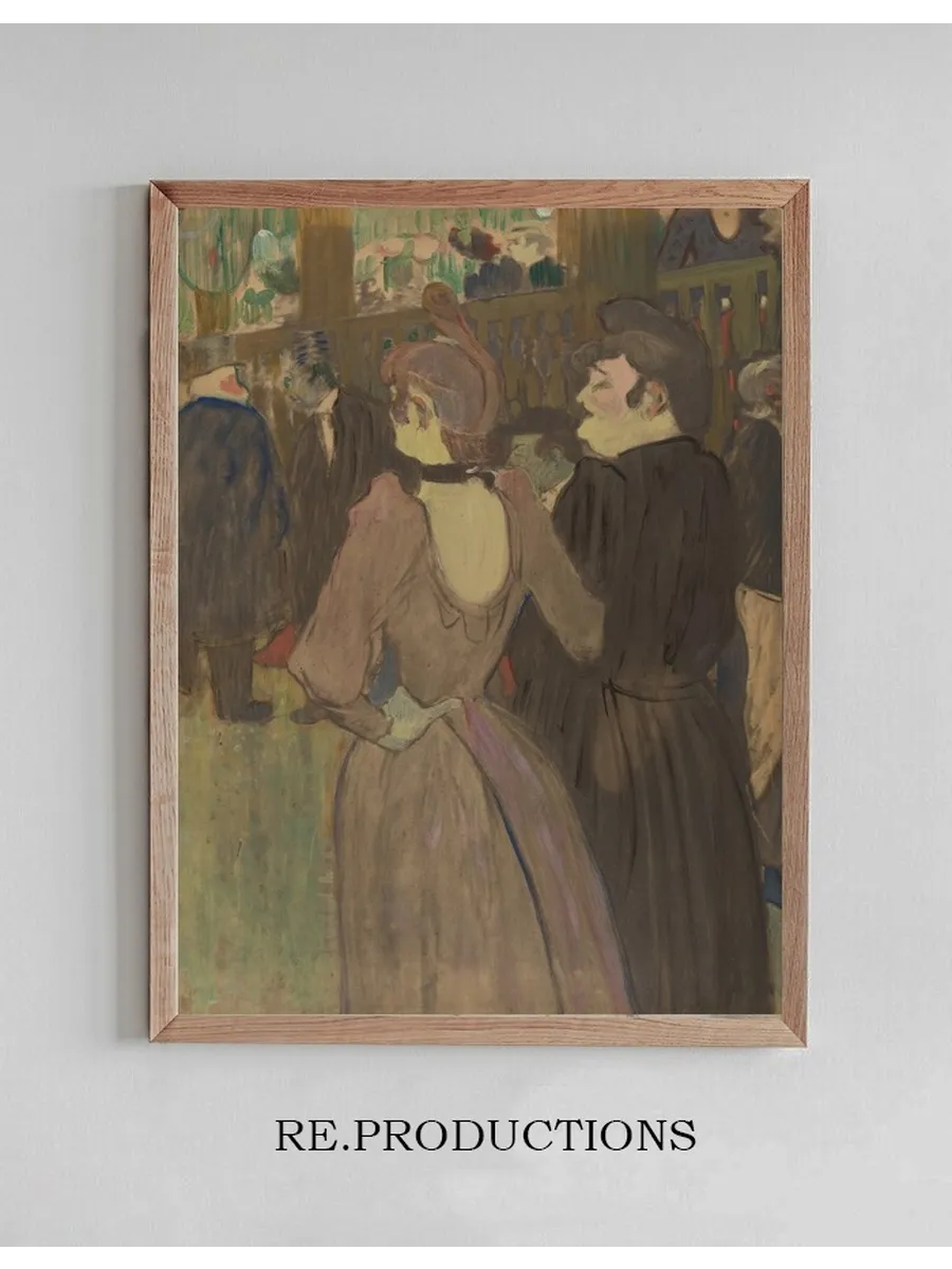 La Goulue And Her Sister