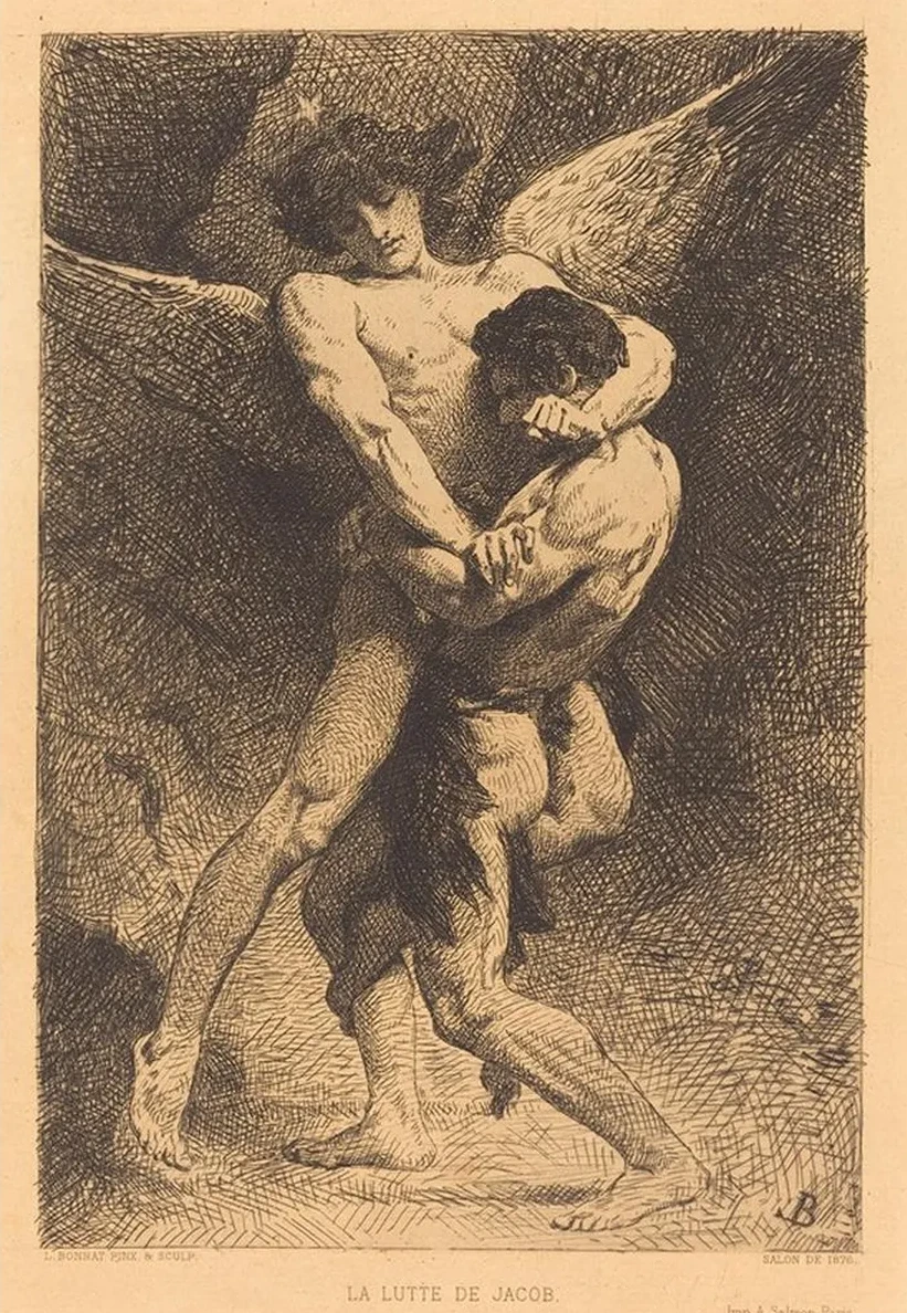 La Lutte de Jacob (Jacob Wrestling with the Angel)