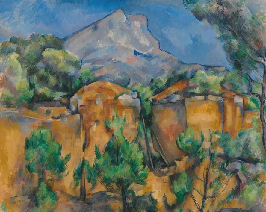 La Montagne Sainte - Victoire Vue de la Carri Re Bib Mus