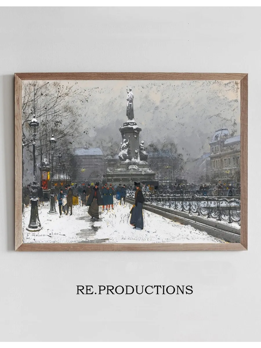 La Place De La R publique (Neige)