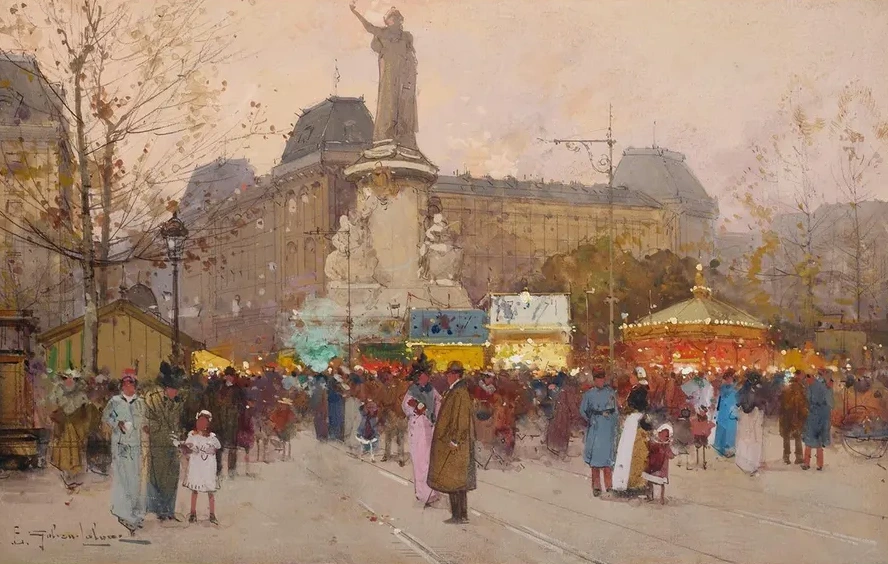La Place du Republic, Paris