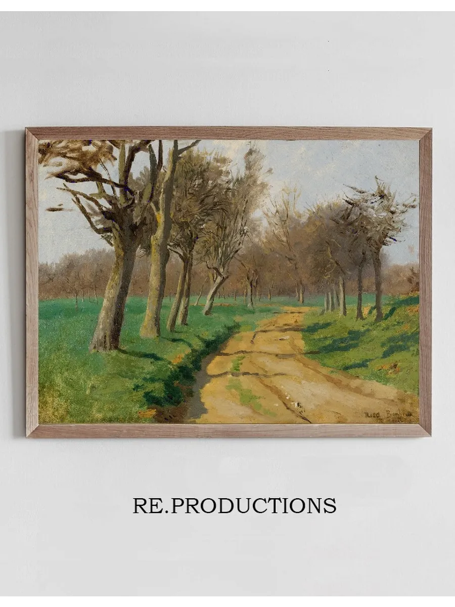 La Plaine Et Les Champs (Le Chemin Tournant A L entre Du Bois)