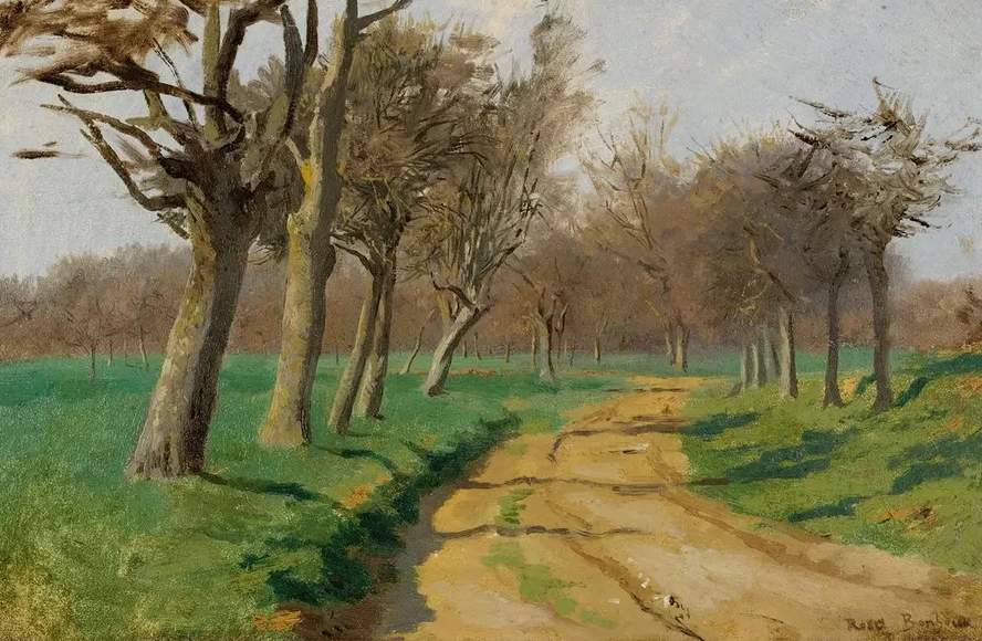 La Plaine Et Les Champs (Le Chemin Tournant A L entre Du Bois)