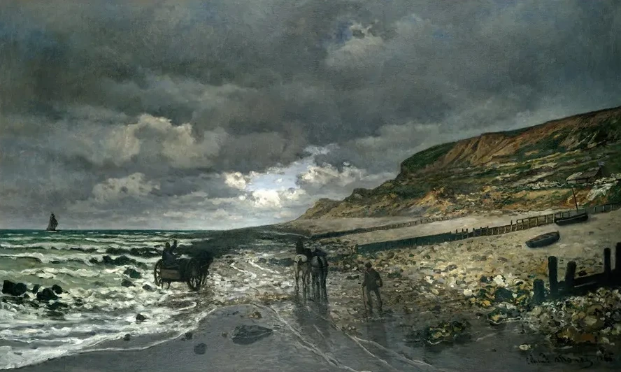La Pointe de la H ve at Low Tide