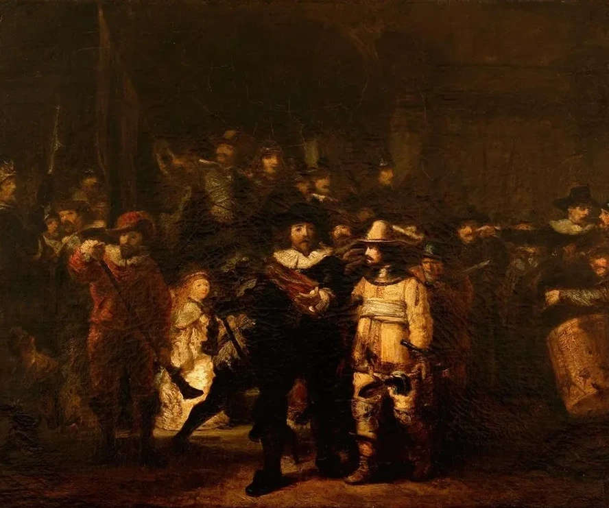 La Ronde de Nuit, D Apr's Rembrandt