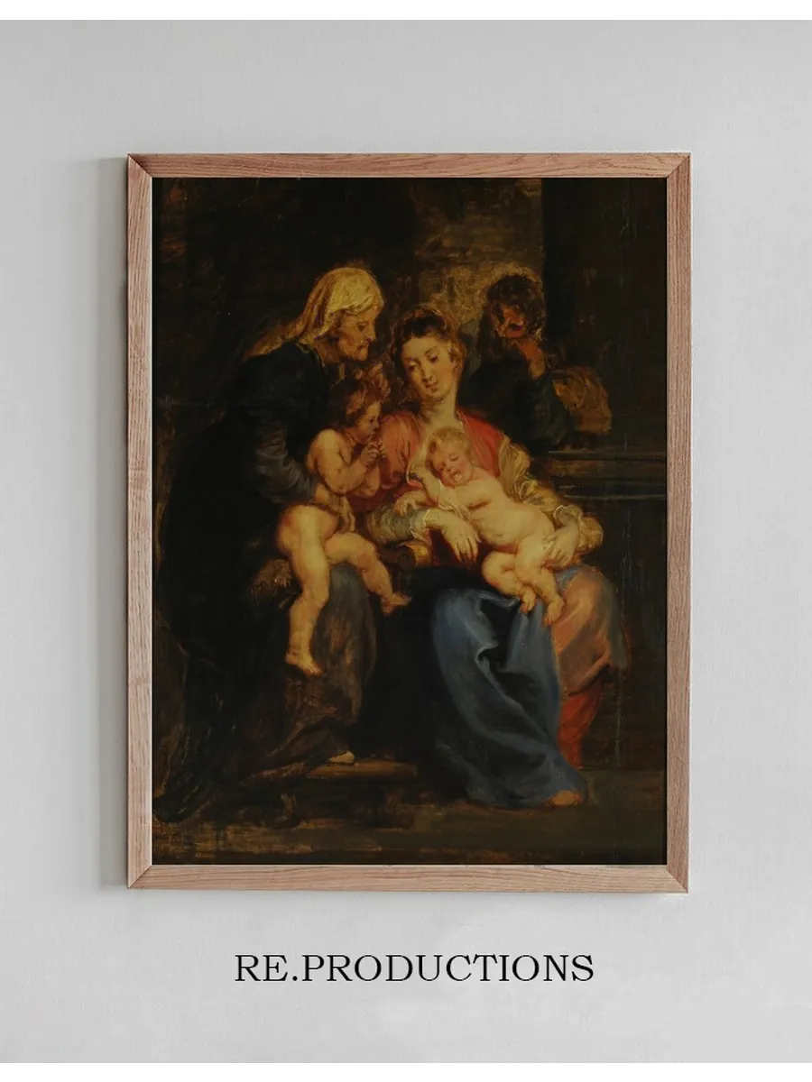 La Sagrada familia con Santa Isabel y San Juan