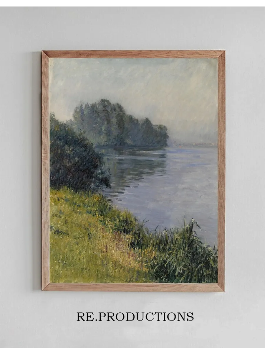 La Seine L le Marante Par Temps Brumeux