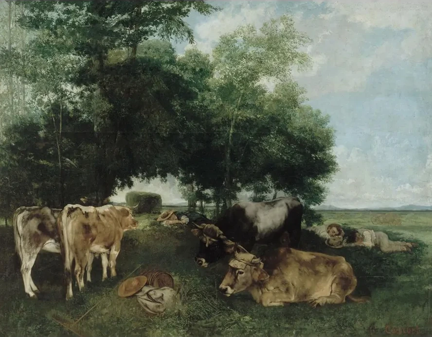 La Sieste Pendant La Saison Des Foins