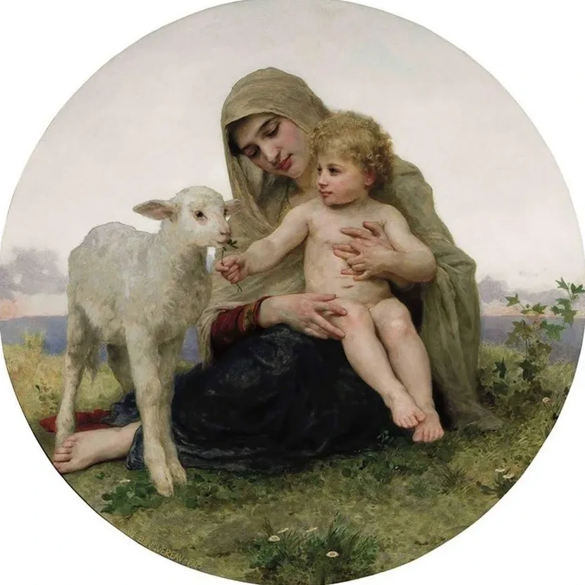La Vierge l agneau