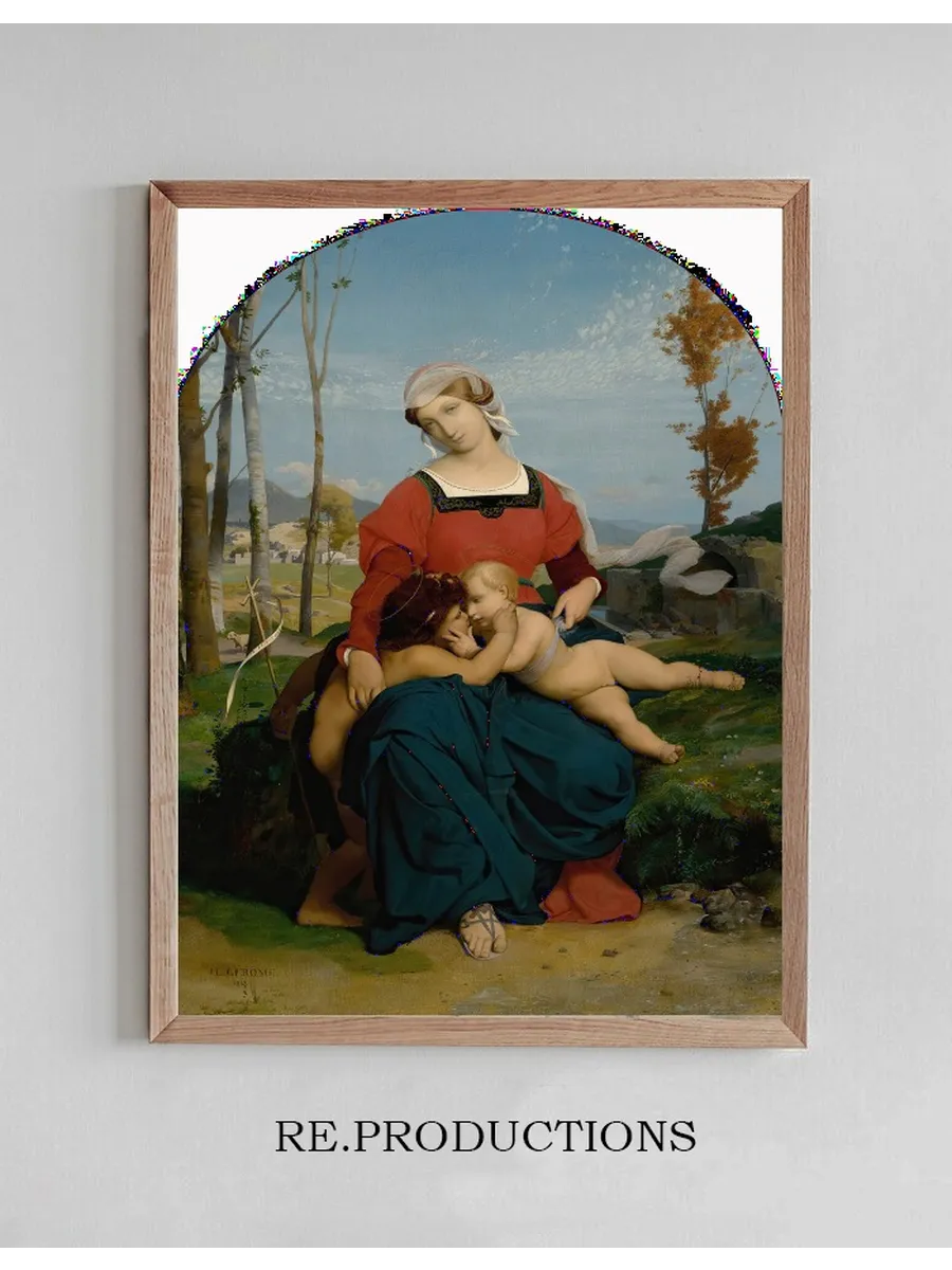 La Vierge, L enfant Jesus Et Saint Jean