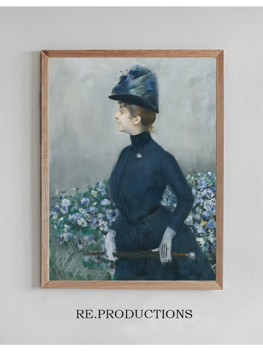 La Femme Aux Fleurs (portrait of Mathilde See)