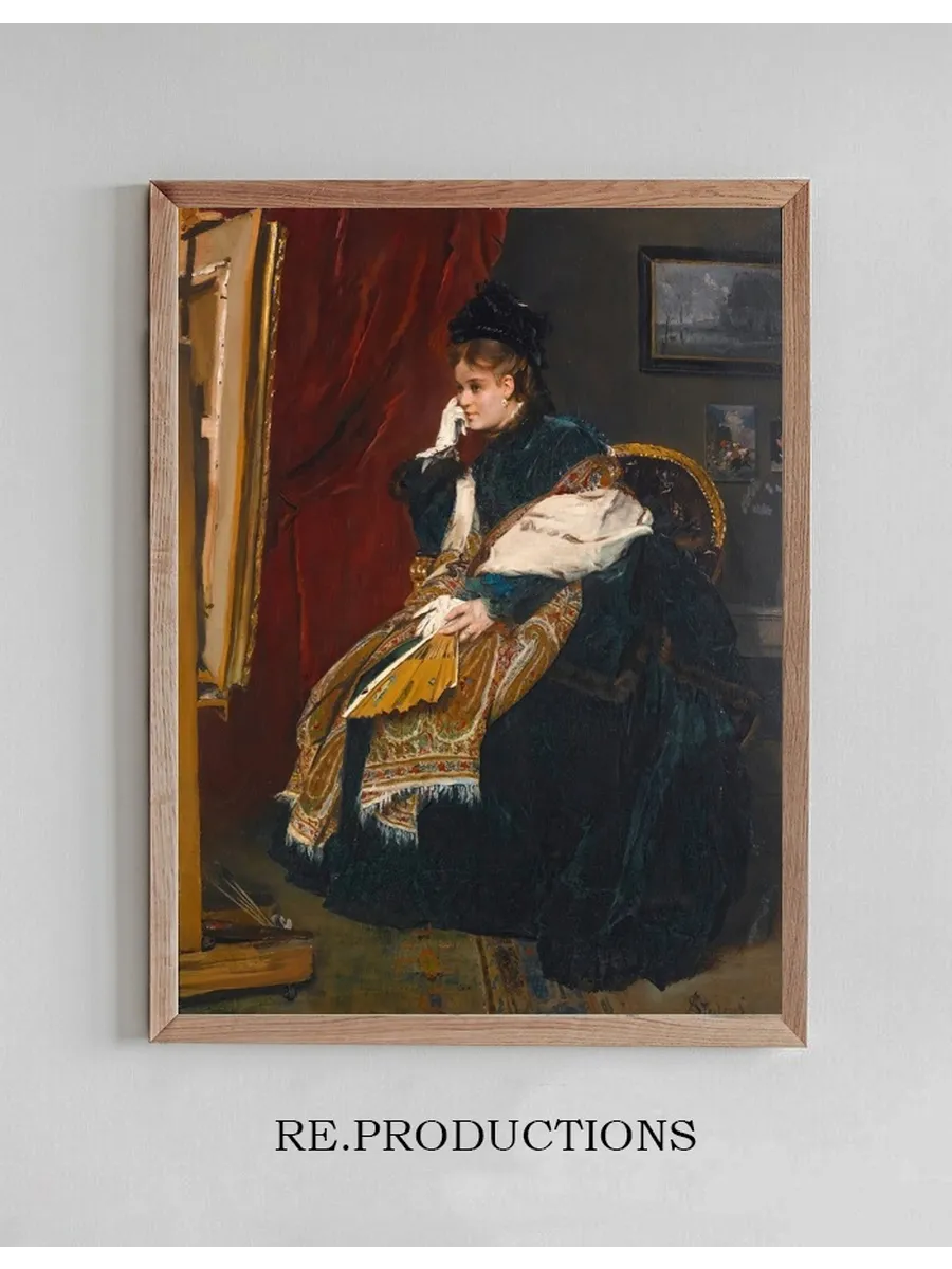 La Femme En Vert Dans L Atelier
