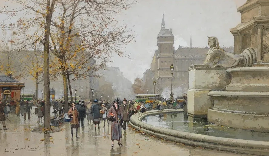 La Fontaine du Palmier, Place du Ch Telet