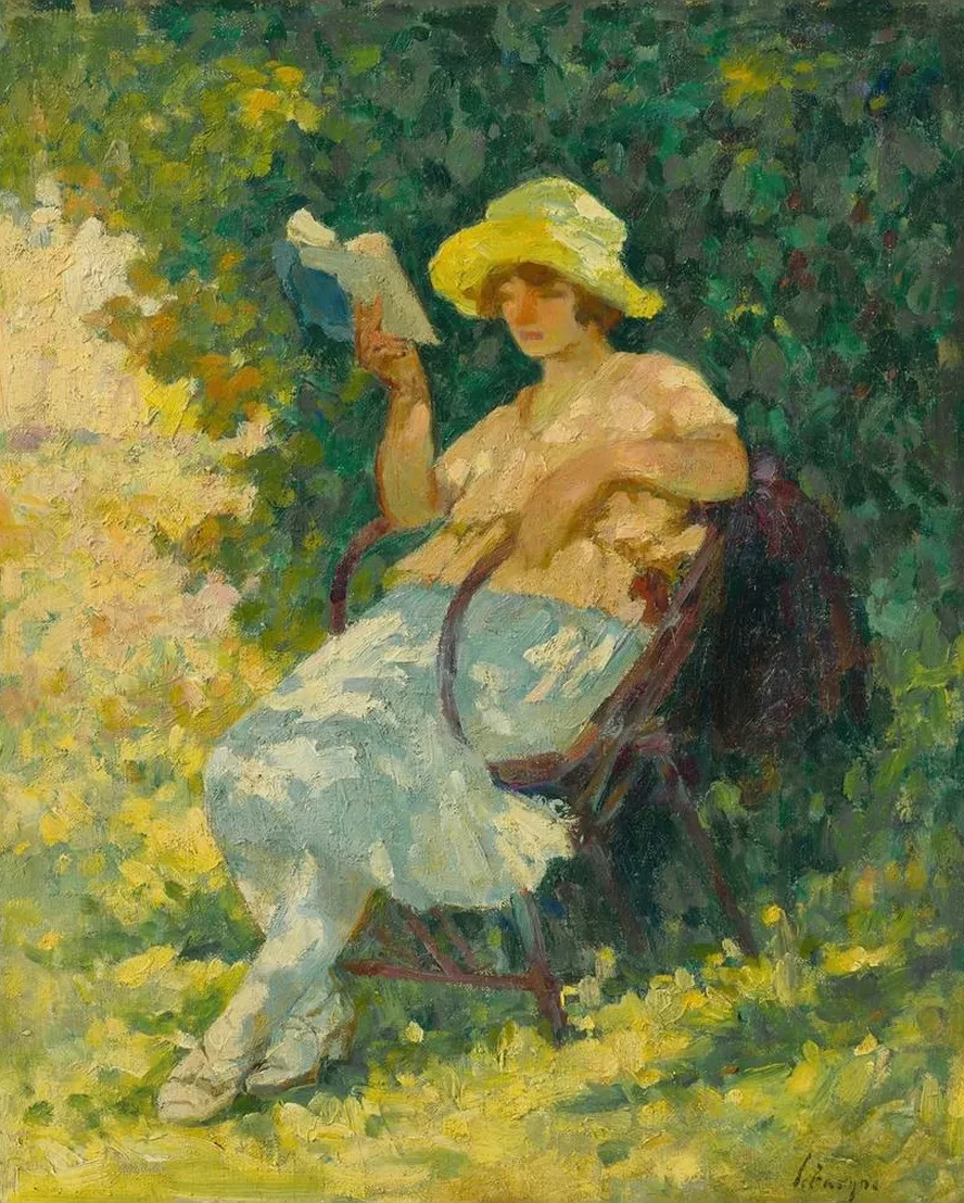 La Lecture Au Jardin