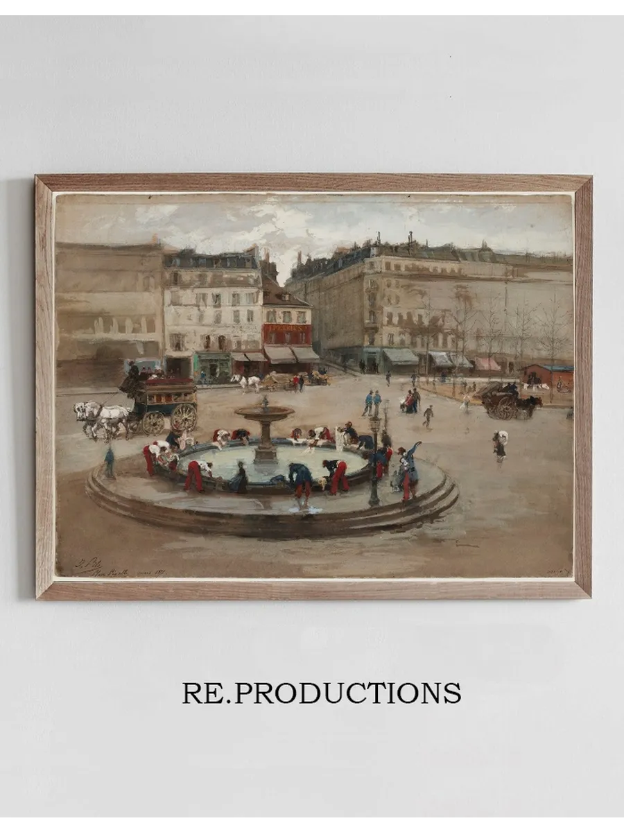 La Lessive, Place Pigalle, Mars 1871