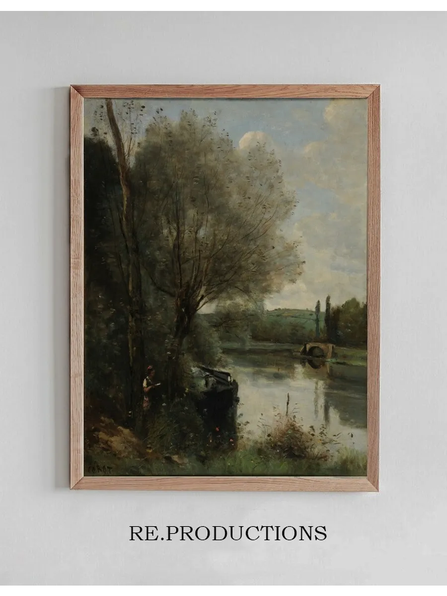 La Liseuse Sur la Rive Bois E