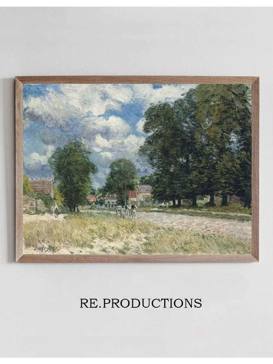 La route de Marly - le - Roi
