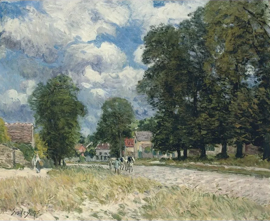 La route de Marly - le - Roi