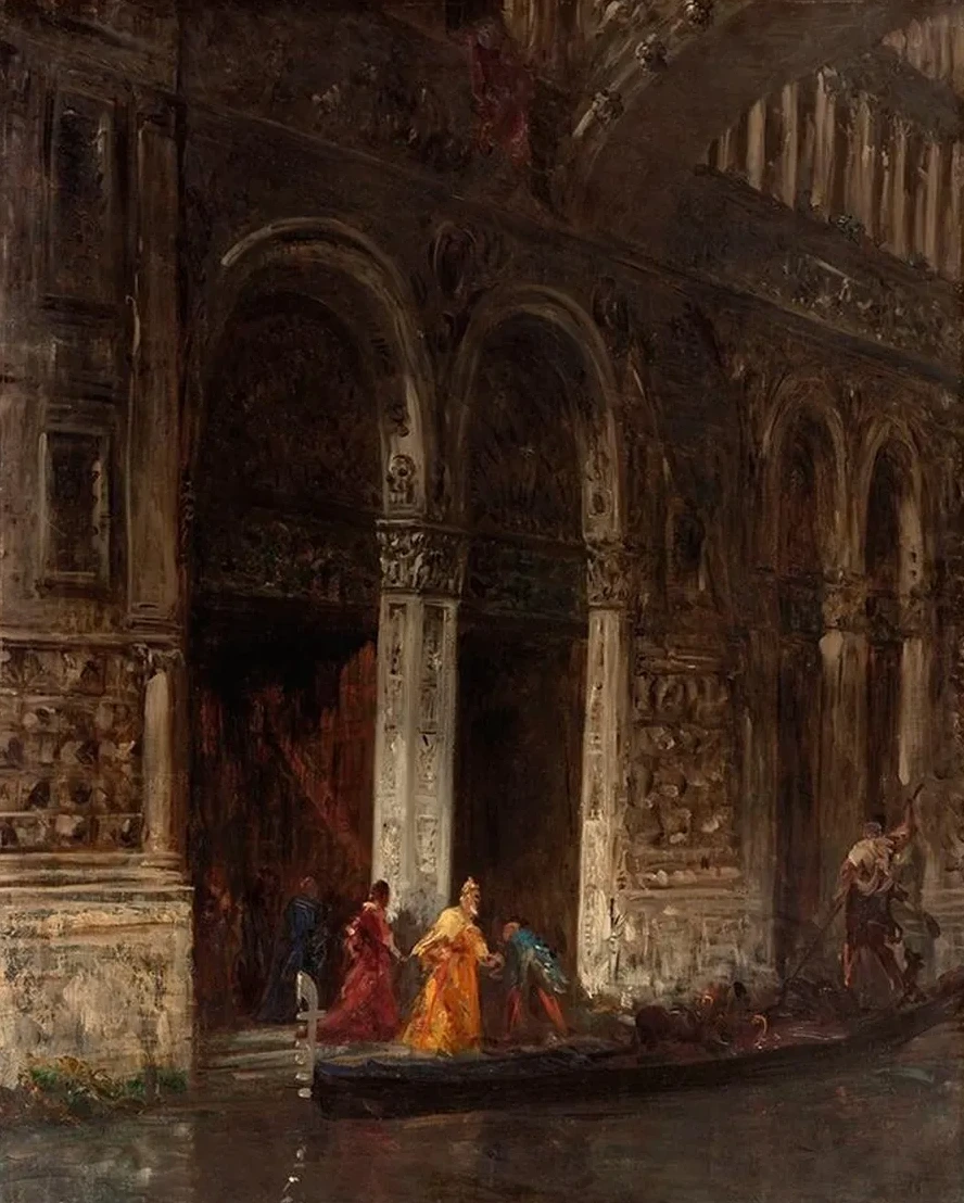La Sortie du Palais Des Doges Sous le Pont Des Soupirs
