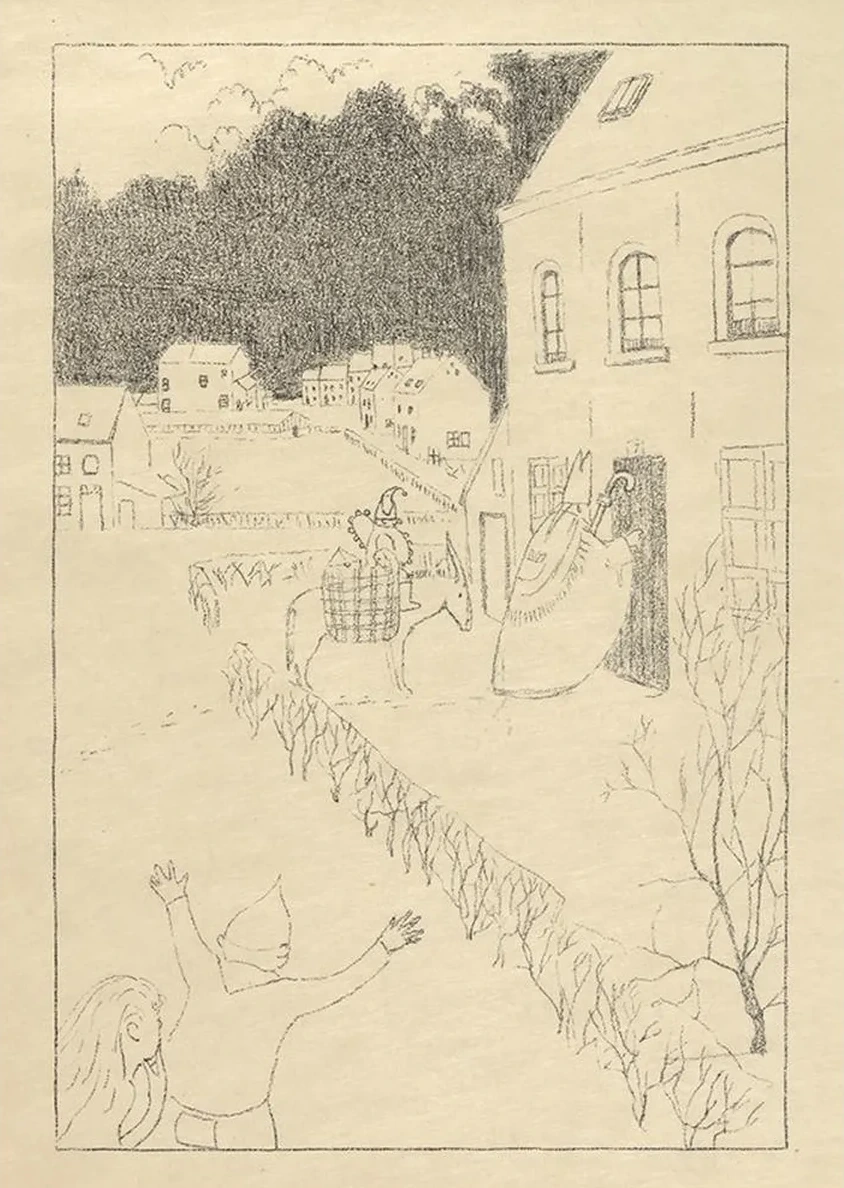 La visite de Saint - Nicolas
