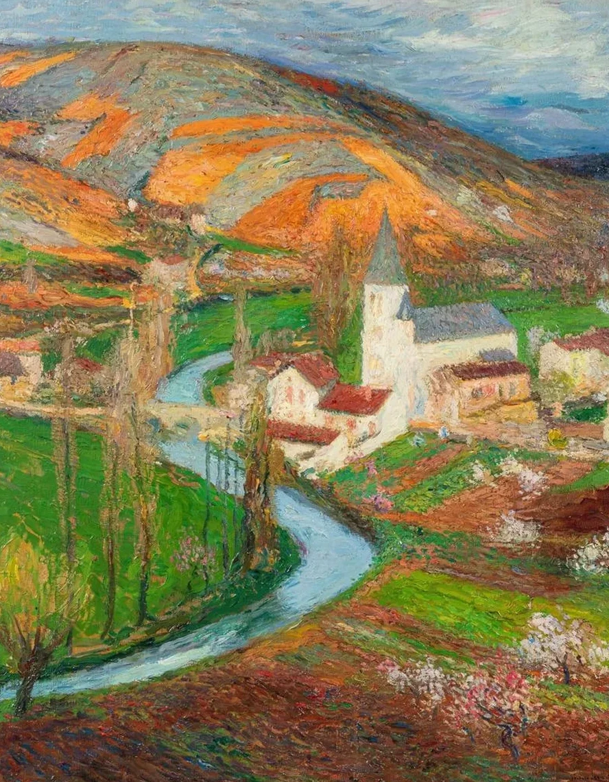 Labastide du Vert Au Printemps Depuis le Jardin de Marquayrol