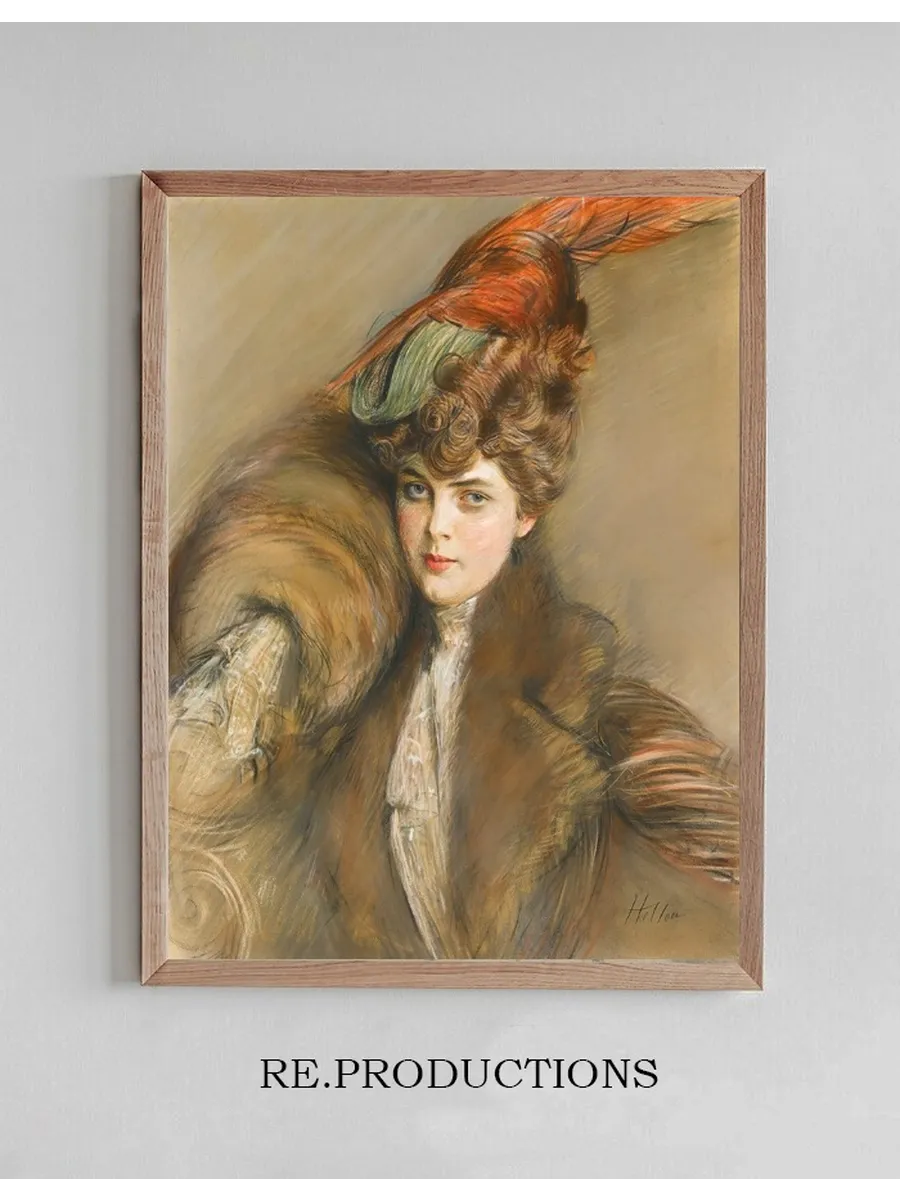 Lady In A Feather Hat