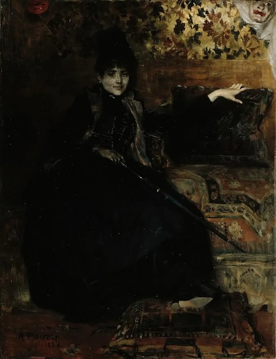 Lady In Black, Seated (Th r se Noire)