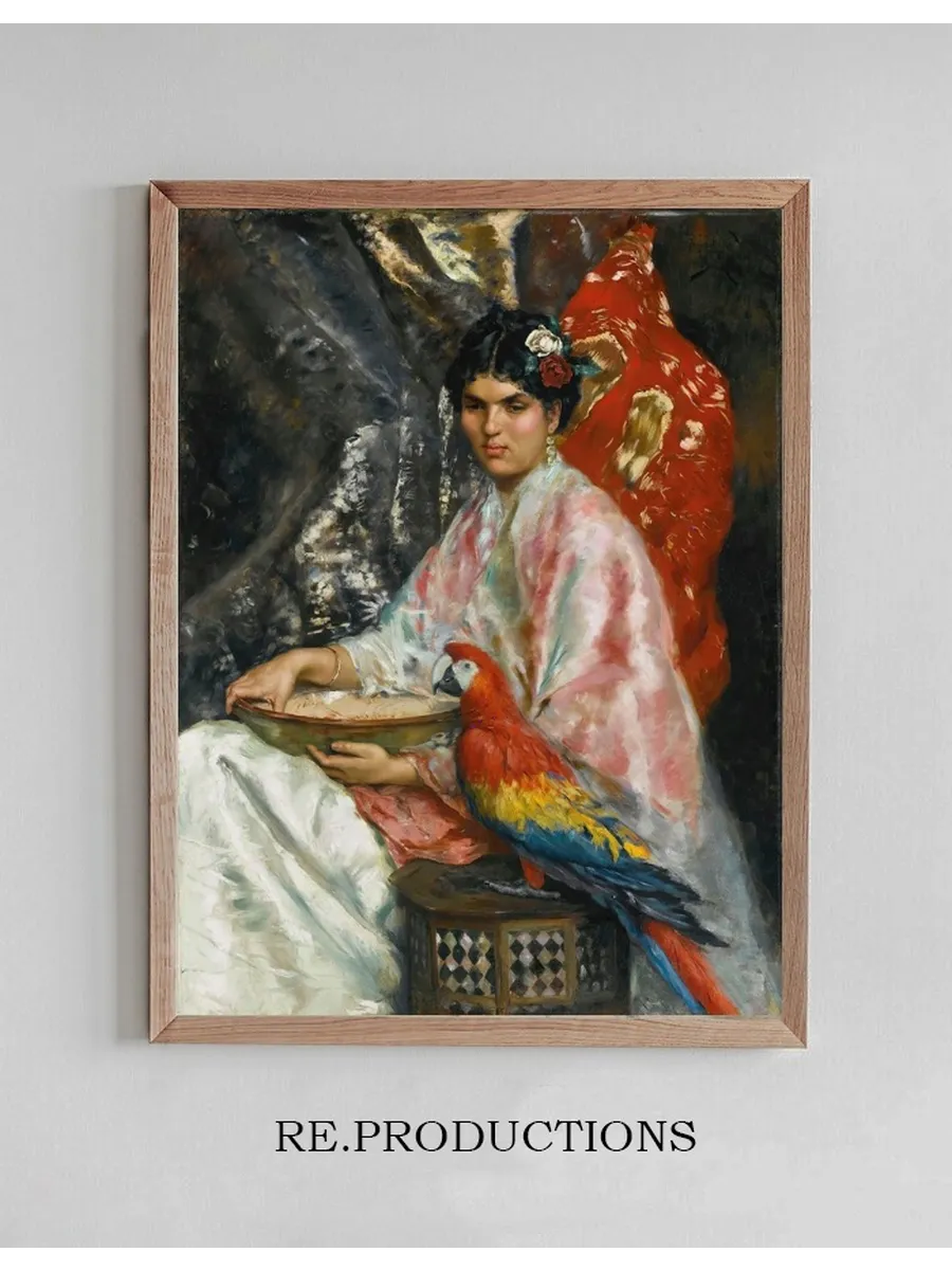 Lady With A Parrot