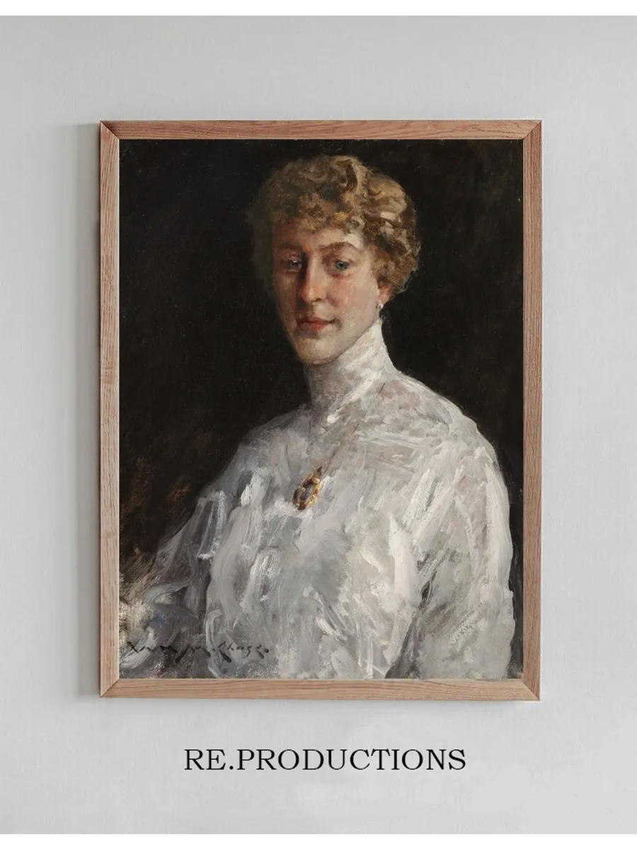 Lady in a White Blouse