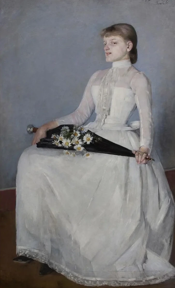 Lady in a White Dress