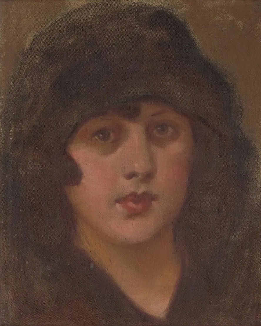 Lady in a Black Hat