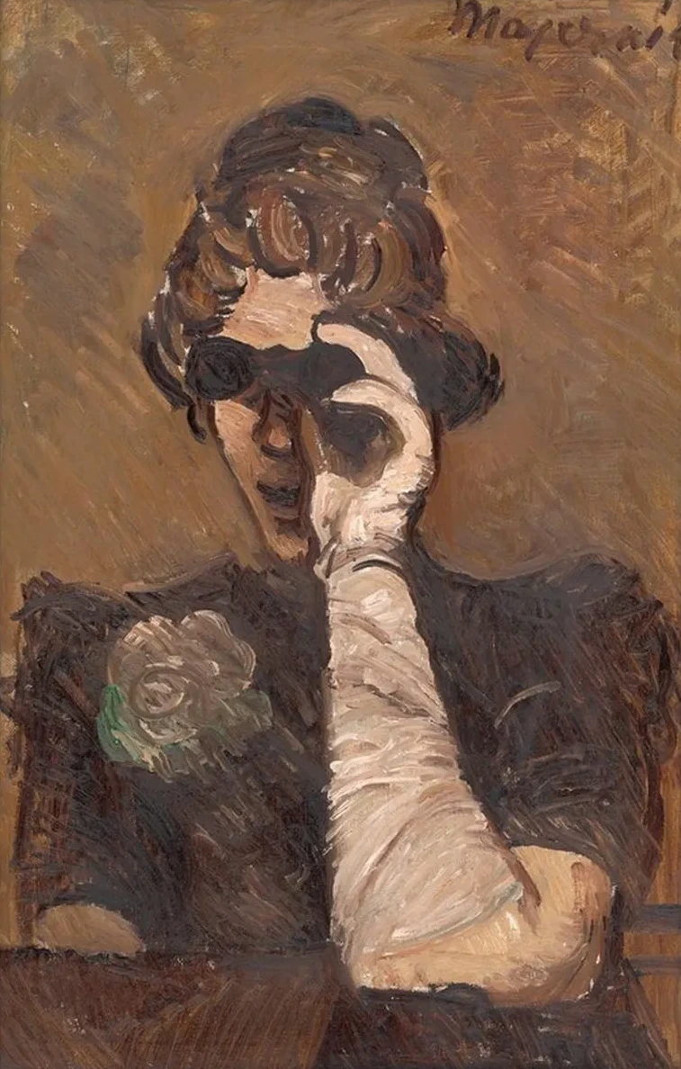 Lady with Opera Glasses