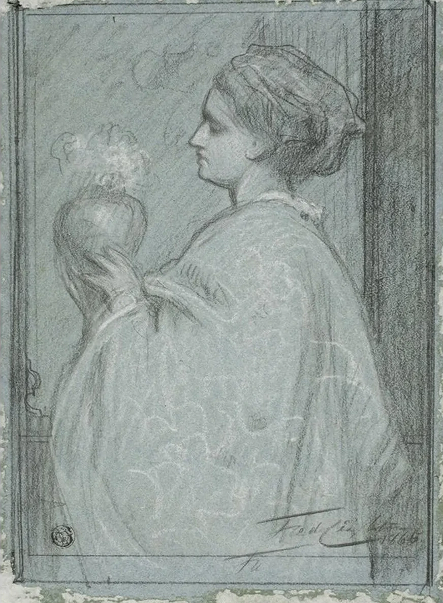Lady with Vase
