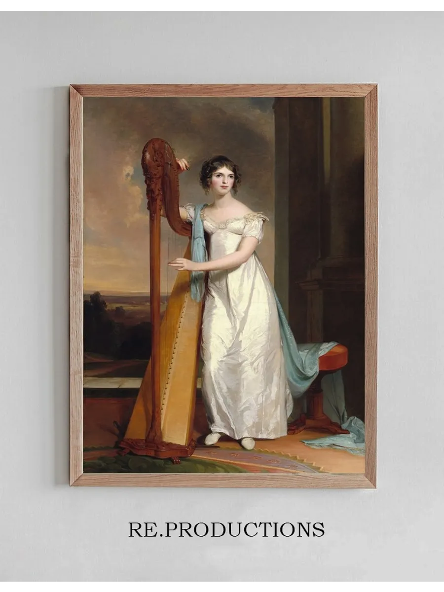 Lady with a Harp Eliza Ridgely