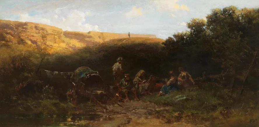 Lagernde Karrner (Rast der Streuner)