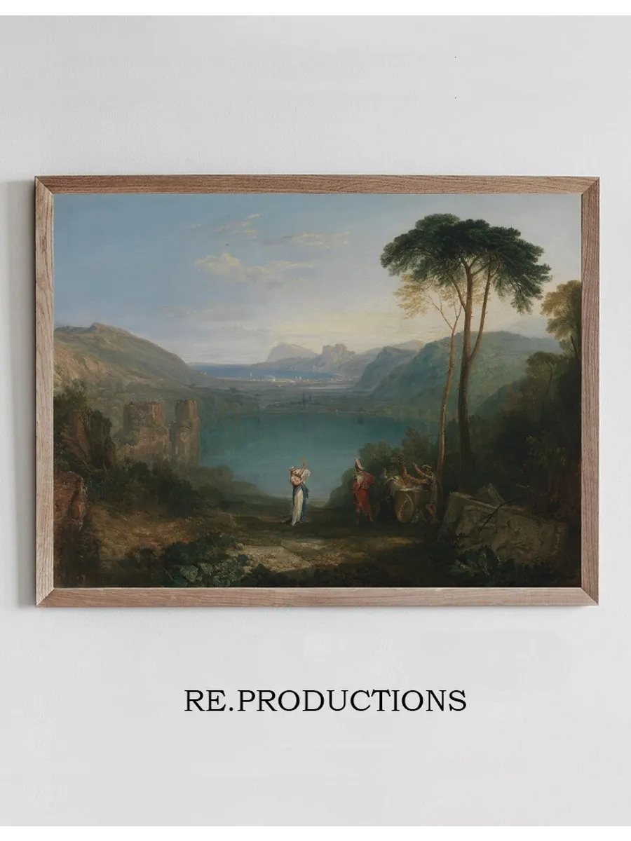 Lake Avernus Aeneas and the Cumaean Sybil
