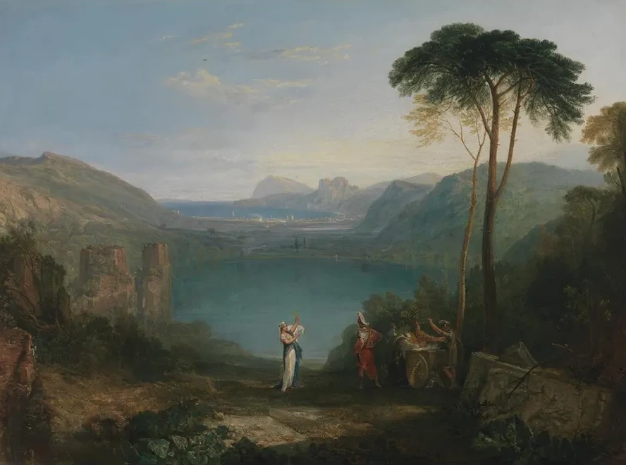 Lake Avernus Aeneas and the Cumaean Sybil